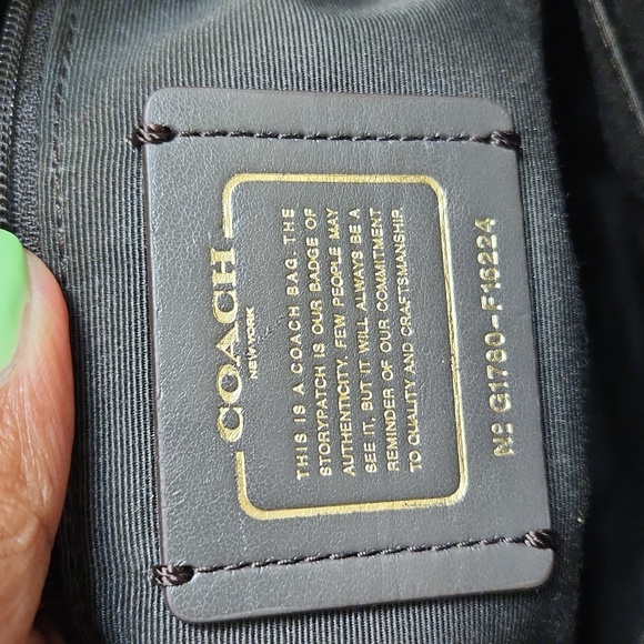 Coach City Tote Bag In Shimmery Rose Gold - Picture 11 of 13